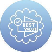 Best Value Vector Icon