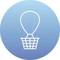 Hot Air Balloon Vector Icon