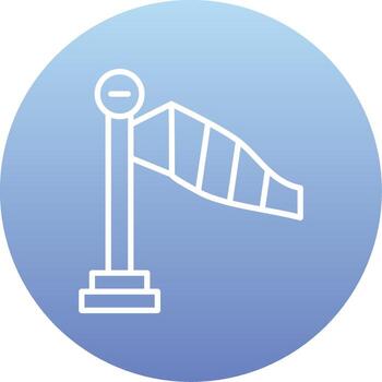 Windsock Vector Icon
