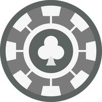 Chip Grey scale Icon vector