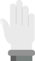 Hand Grey scale Icon vector