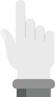 Hand click Grey scale Icon vector