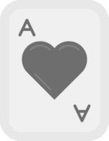 corazones gris escala icono vector