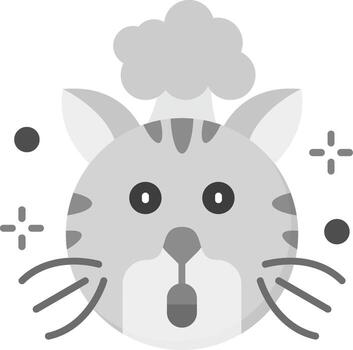 Exploding Grey scale Icon vector