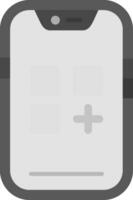 App Grey scale Icon vector