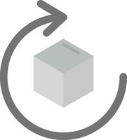 Rotate Grey scale Icon vector