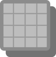Grid Grey scale Icon vector