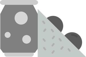 Food Grey scale Icon vector