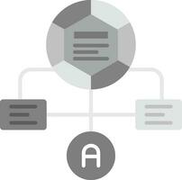 Workflow Grey scale Icon vector