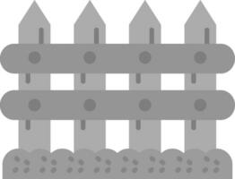 Fence Grey scale Icon vector