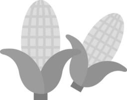 Corn Grey scale Icon vector