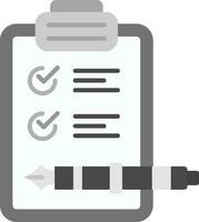 Check list Grey scale Icon vector