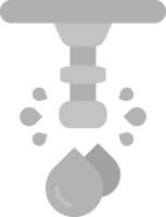 Water Grey scale Icon vector