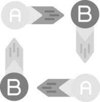 Infographic elements Grey scale Icon vector