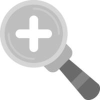 Zoom in Grey scale Icon vector