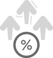 Discount Grey scale Icon vector