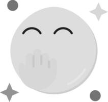 Blush Grey scale Icon vector