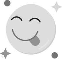 Tongue Grey scale Icon vector