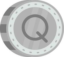 Quetzal Grey scale Icon vector