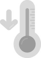 Low temperature Grey scale Icon vector