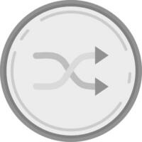 Random Grey scale Icon vector