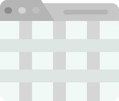 Grid Grey scale Icon vector