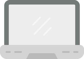 Laptop Grey scale Icon vector