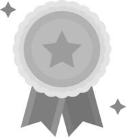 Badge Grey scale Icon vector
