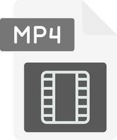 Video folder Grey scale Icon vector