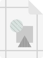 Margin Grey scale Icon vector