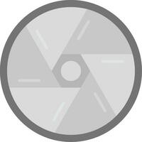 Shutter Grey scale Icon vector