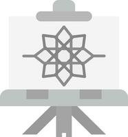 Abstract Grey scale Icon vector
