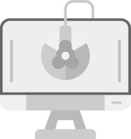 Calibration Grey scale Icon vector