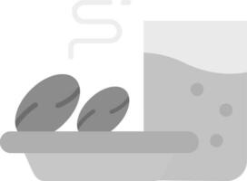 Iftar Grey scale Icon vector