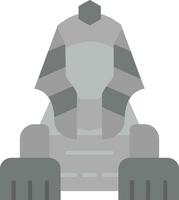 Sphinx Grey scale Icon vector