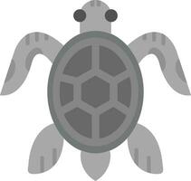 Tortuga gris escala icono vector