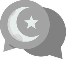 Chat Grey scale Icon vector