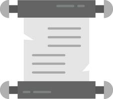 Papyrus Grey scale Icon vector