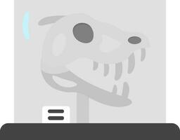 Dinosaur Grey scale Icon vector