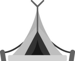 Tent Grey scale Icon vector