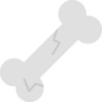 Bone Grey scale Icon vector