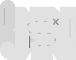 Map Grey scale Icon vector