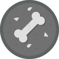 Fossil Grey scale Icon vector