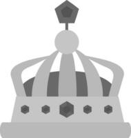 Crown Grey scale Icon vector