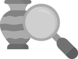 Loupe Grey scale Icon vector