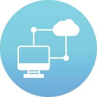 icono de vector de transferencia de datos