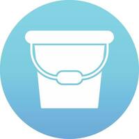 Water Bucket Vector Icon