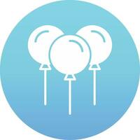 Balloons Vector Icon