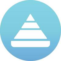 Pyramid Chart Vector Icon