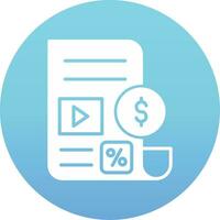 Paid Articles Vector Icon